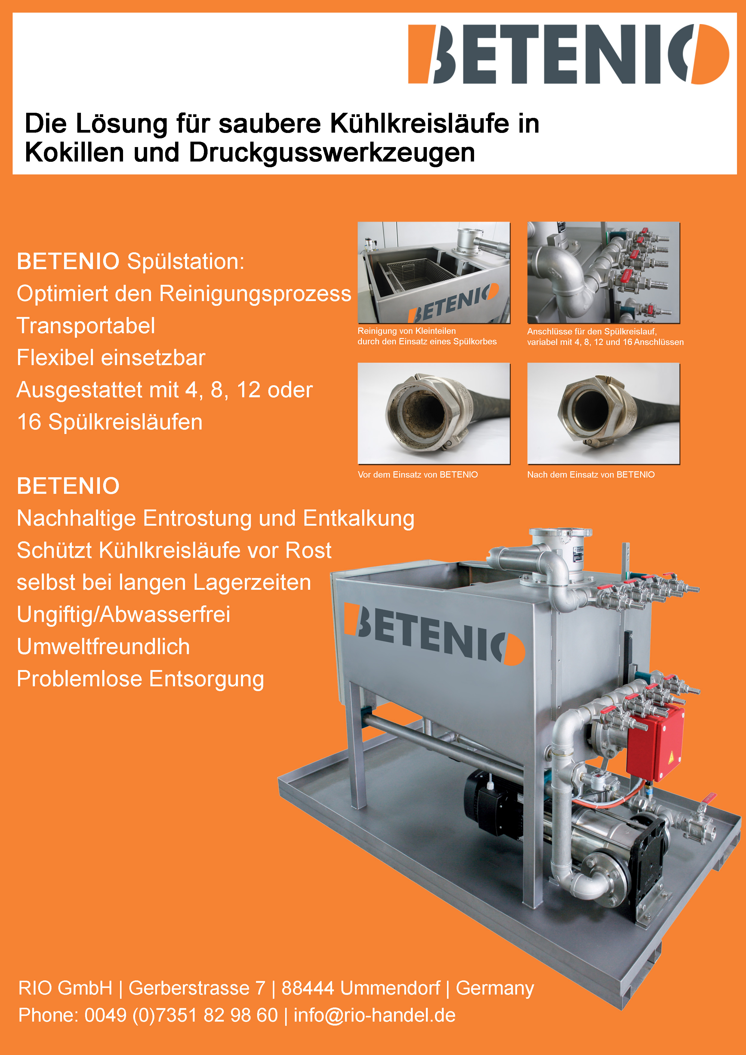 BETENIO - SPÜLSTATION GUSS